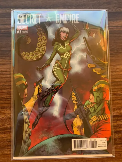 SECRET EMPIRE #3 J. Scott Campbell Rogue Variant Cover 2017 Marvel NM