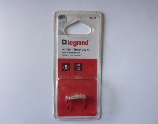 Voyant Témoin Lumineux Legrand CELIANE 67662 - Couronne 24-48 Volts - Installation électrique Neuve