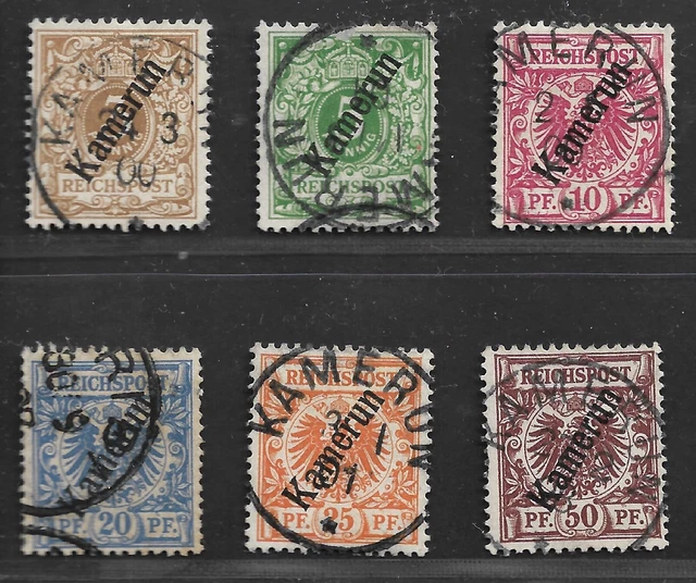 Kamerun Satz Minr. 1- 6 o Mi.: 120 €