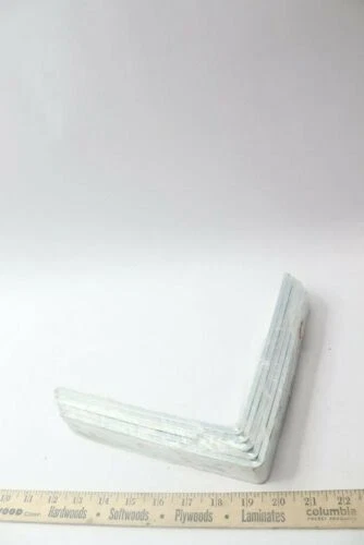(5-Pk) National Hardware Iron Corner  Zinc Plated 8&quot; x 1-1/4" N220-178