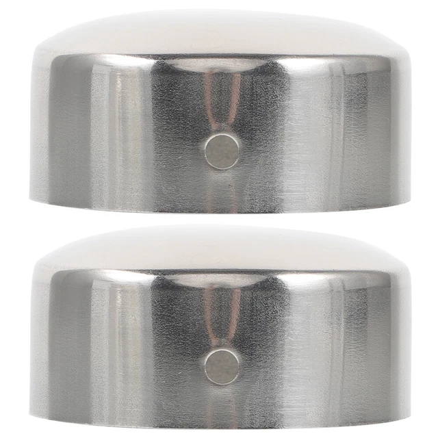 2 piezas Soporte de riel de tapa de pasamanos Protector de tubo decorativo Accesorio de pasamanos