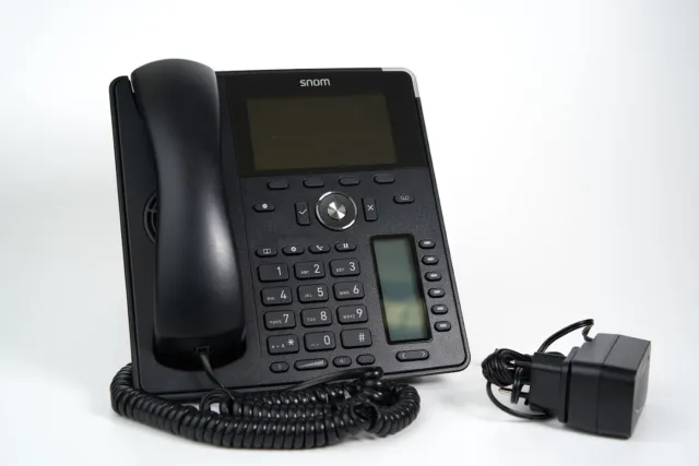 Snom D785 SIP VoIP-Telefon - Schwarz inkl. Netzteil