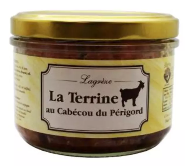 Terrine au Cabecou du Périgord, bocal 180 gr, Lagrèze