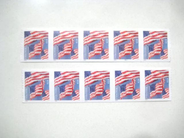 {10) USPS Forever Stamps - Postage For First Class Mail-Free shipping