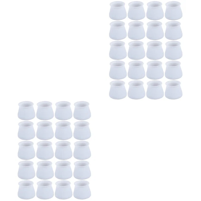 Gommini Per Sedie, PTN 24 Pcs Piedini Per Sedie, Rotondo Trasparente - Foto 13
