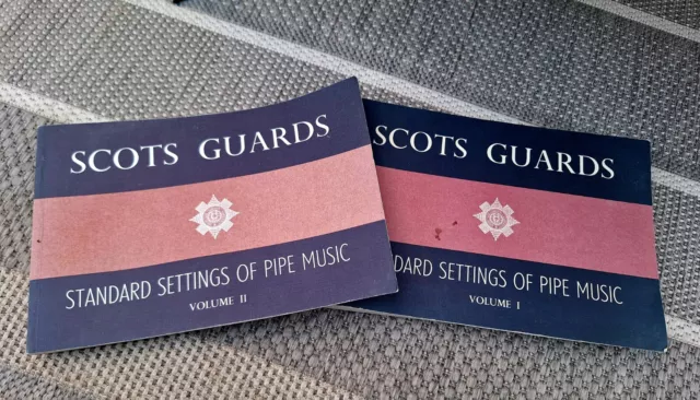 Scots Guards Standardeinstellungen Pfeife Musik Bände 1 &2 Dudelsack Notenbücher