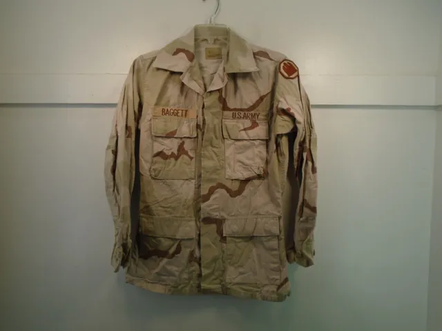 USGI US Military Louisiana Desert Combat DCU Coat Shirt Small Long 1997 100-C