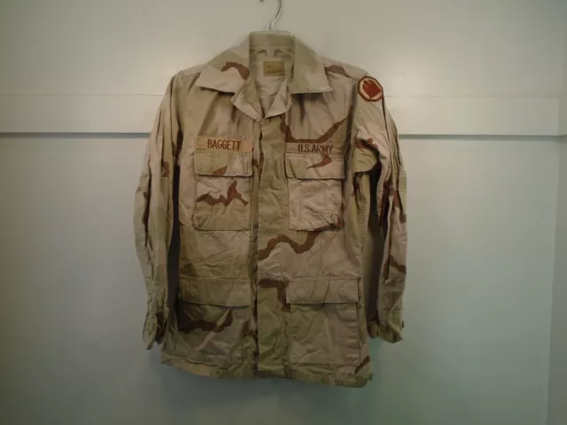 USGI US Military Louisiana Desert Combat DCU Coat Shirt Small Long 1997 100-C USGI US Military Louisiana Desert Combat DCU Coat Shirt Small Long 1997 100-C