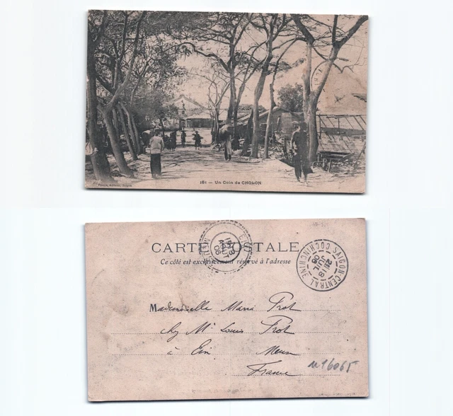 (n16065)   Cholon 1906   Ansichtskarte Indochina (französisch)