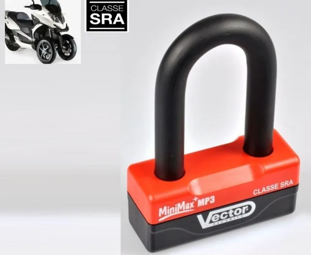 Antivol VECTOR Minimax+ SRA pour scooter MP3 avec FACTURE et câble de rappel