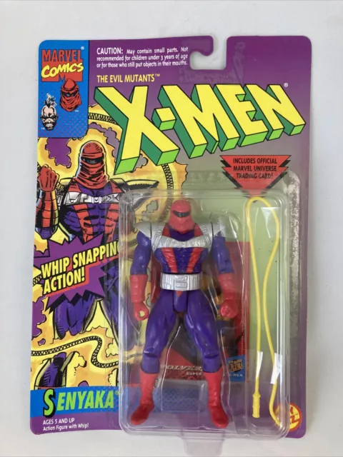 Toy Biz Marvel Comics X-Men Evil Mutants Senyaka 5" Action Figure New 1994
