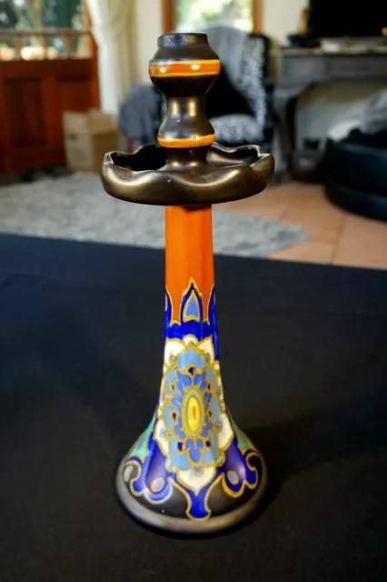 Beautiful Art Nouveau Gouda Large Candle Stick