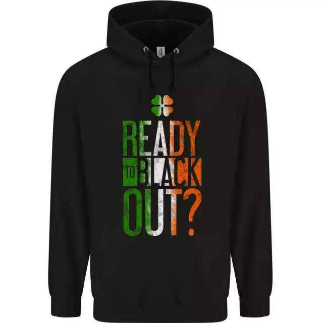 Ready to Black out St Patricks Day MMA Childrens Kids Hoodie