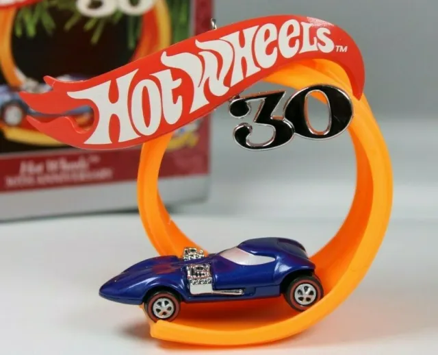 Hallmark Keepsake Ornament Hot Wheels 30Th Anniversary Silhouette Vintage 1998