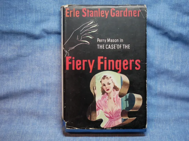 Vintage - Fiery Fingers - Perry Mason - Hard Back - 1958 - Erle Stanley Gardner