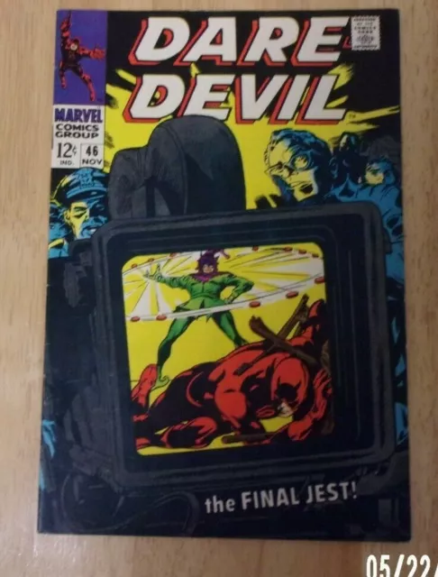 Daredevil #46 1968 Sweet Tight F/Vf Jester Story Conclusion Gene Colan Cover,