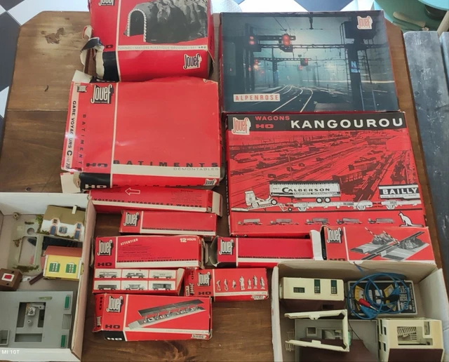LOT TRAINS JOUEF/MODÉLISME ancien/old toy