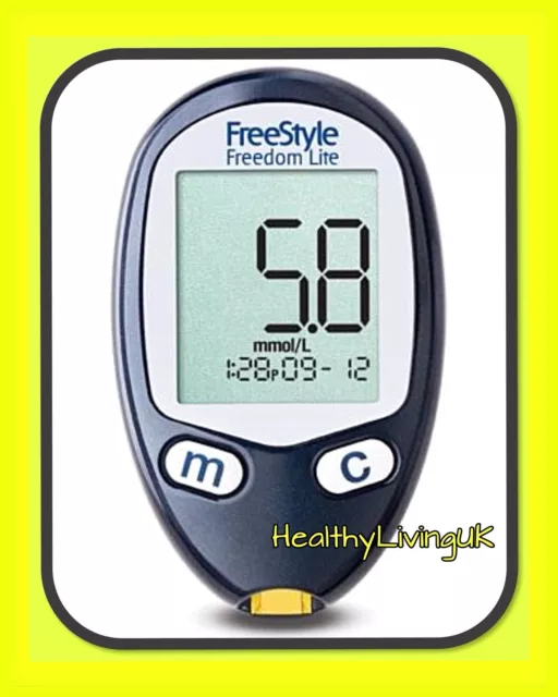 FreeStyle Freedom Lite Blood Glucose Meter - mg/dL - Single Unit Meter Only