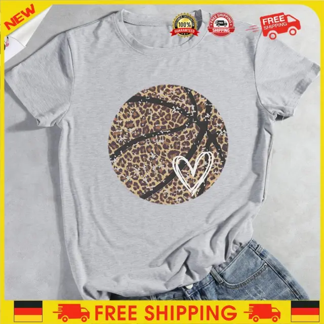 ❥ leopardo-basket-cuore-t-shirt-grigio chiaro-XL
