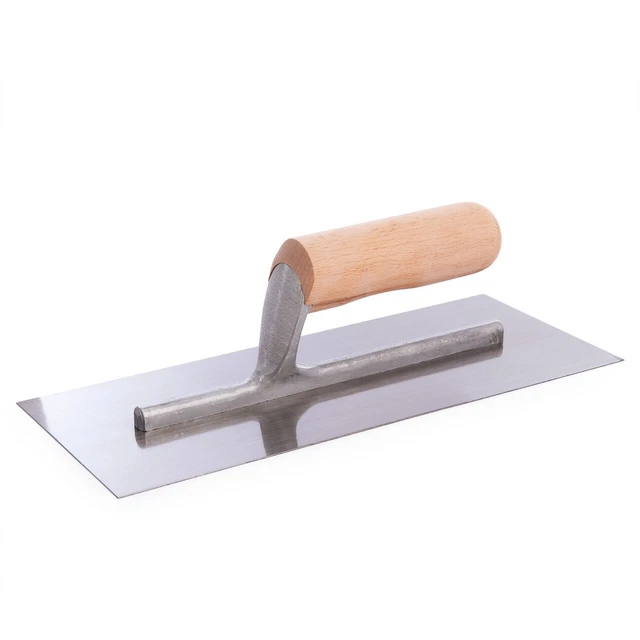 RST RTR124C Acier Carbone Arrivée Truelle Avec Poignée en Bois 27.9x11.4cm