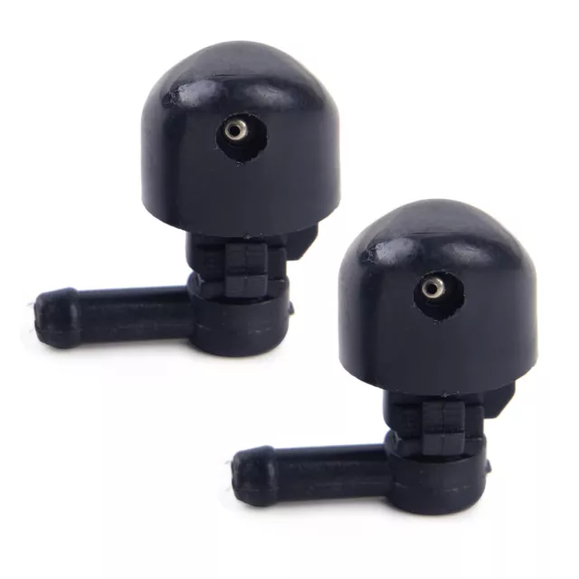 2pcs Single Hole Rear Window Washer Windshield Sprayer Nozzle Jet