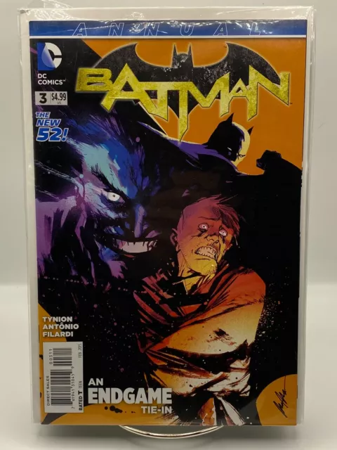 Batman Annual #3 New 52 DC Comics 2015 1st Print Direct Sale End Game BAG/BOARD