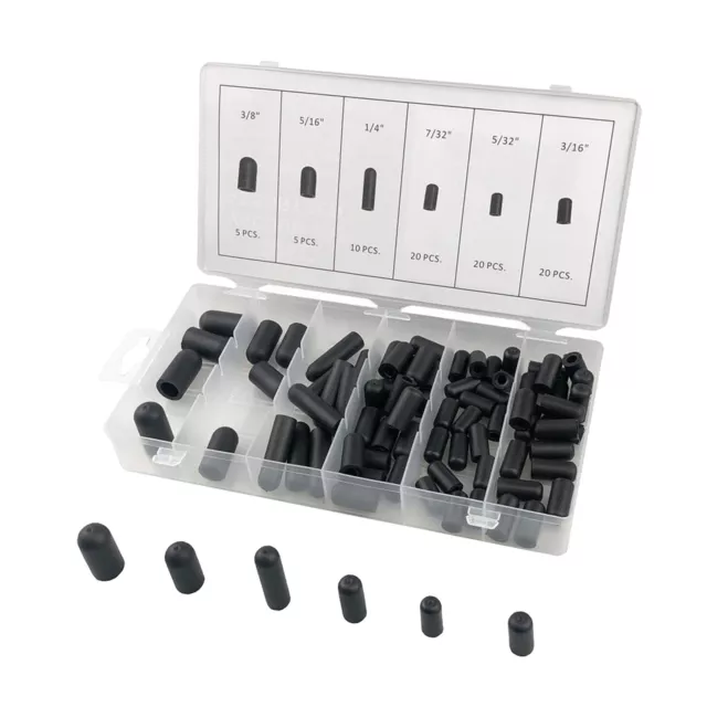 Lot de 80 Assortiments de Bouchons sous Vide 5/32" à 3/8" pour Remplacement de