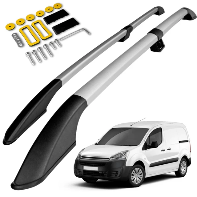 Barres De Toit Transversales Pour Citroën Berlingo 2008-2018 - Marque Turtle - Neuf Avec Garantie