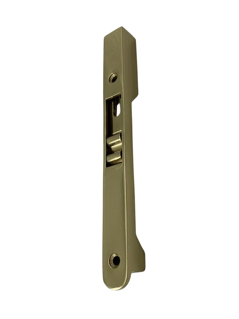 Deltana 7FBR3 7" Length Flush Door Bolt Round Corner Polished Brass