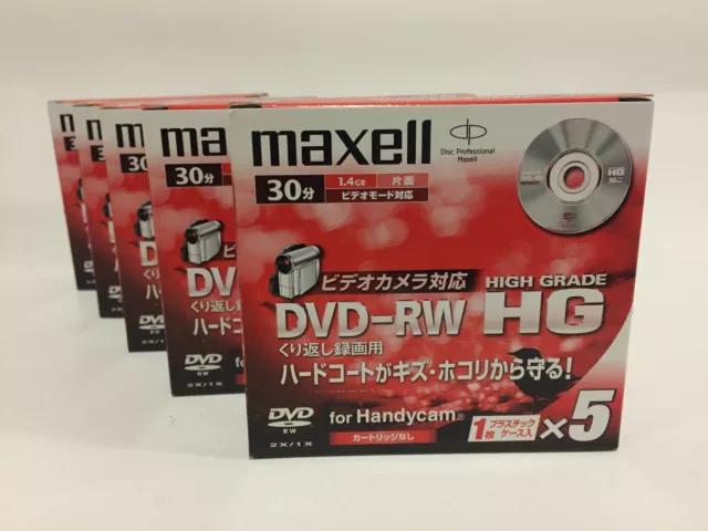 25 x 8cm dvd-rw 30minutes mini Camcorder disc jewel case