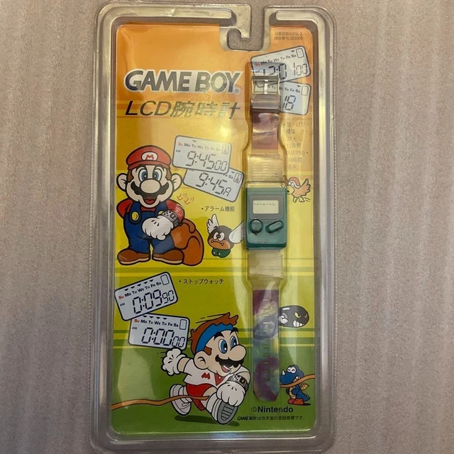 NINTENDO GAME BOY Lcd Wrist Watch Vintage Japan Version