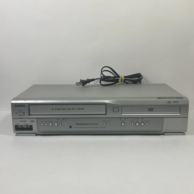 SANYO DVW7200 DVD/VHS VCR COMBO Player *No Remote* Works Great! 49.99