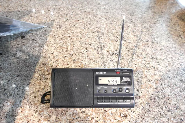 SONY ICF-M350L 3 Band Portable Transistor Radio AM/FM