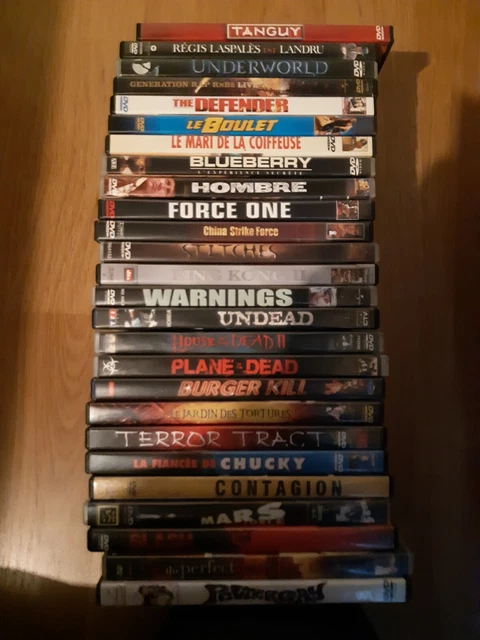 lot 100 dvd bluray divers 