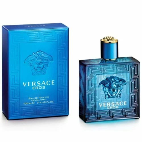 Versace Eros for Men Eau de Toilette Spray 100ml Brand New 100% Original Sealed