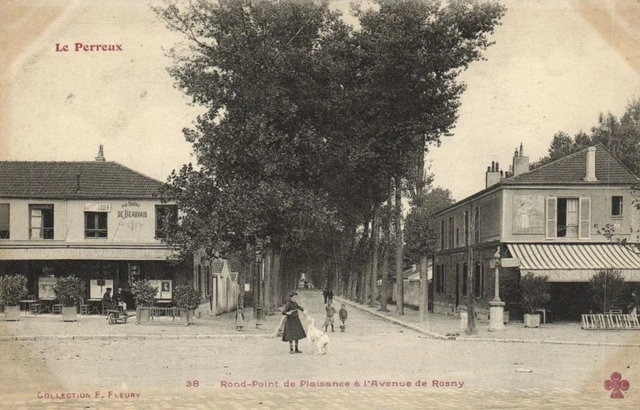 LE PERREUX-Rond Point de Plaisance á l'Avenue CPA Saintry - L'Arcadie (180124)