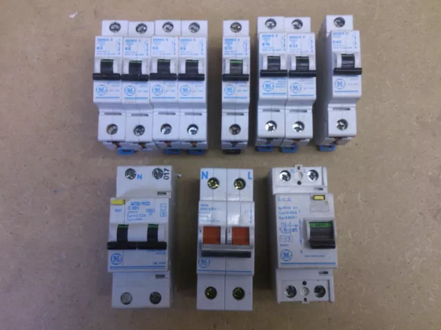 Ge Breakers Series E-6000 & Mcb/Rcd 63Amp,32Amp, 100Amp Mains Switch