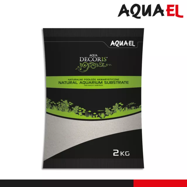 Aquael 2 KG Eau Decoris Sable de Quartz 0,1 - 0,3 MM Aquariumsubstrat Sol