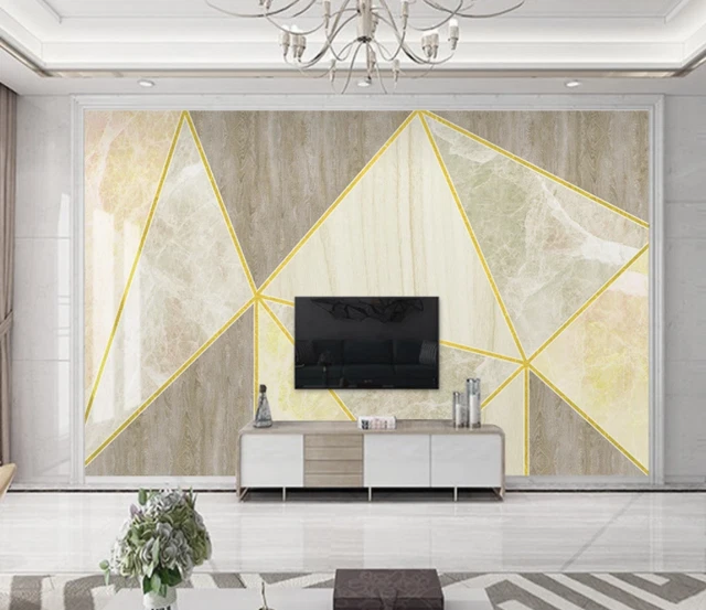 3D TRIANGULAR TILE 3590 Wallpaper Mural Paper Wall Print Indoor Murals ...