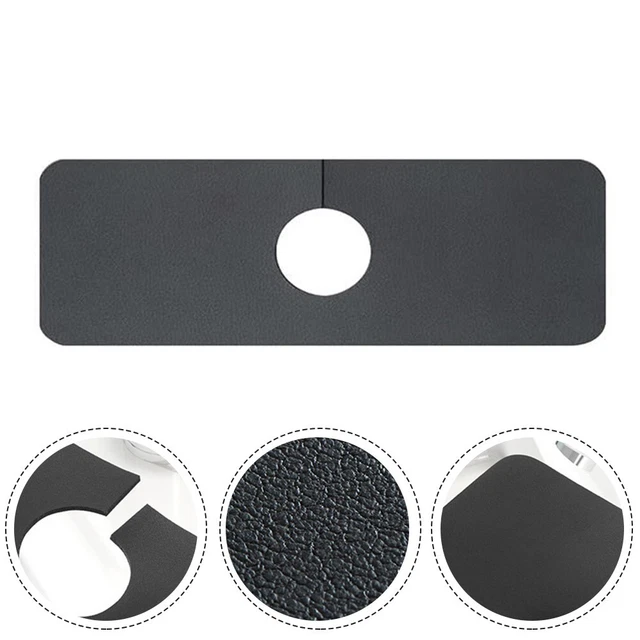 Nuevo baño grifo almohadilla de pulverización cuero textura goma base 1 pieza