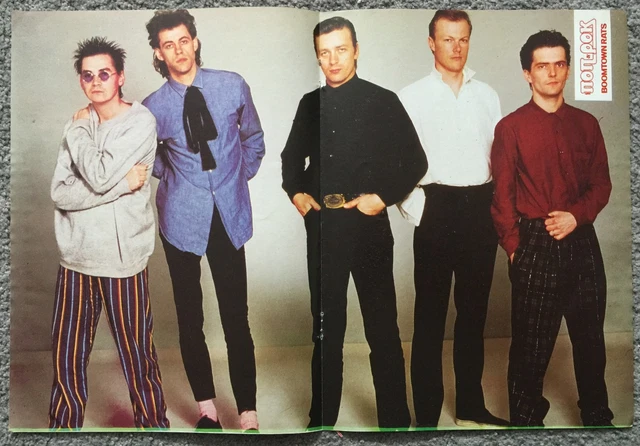 BOOMTOWN RATS - Greek magazine centrefold poster £5.95 - PicClick UK