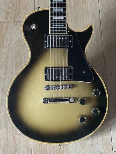 1978 Gibson Les Paul Custom an early original Silver burst betta than a Reissue.