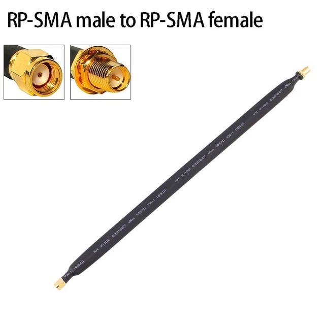 Cavo di prolunga RP-SMA spina Pigtail su presa 0-6 GHz lunghezza 40 cm