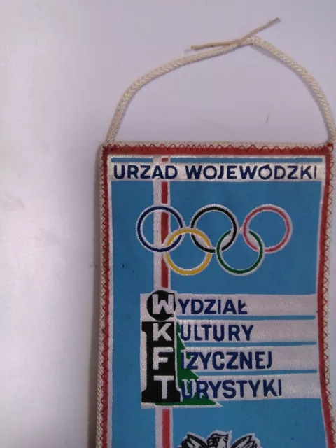 Vintage sports pennant. Poland. Poznan. 1970s 7 3