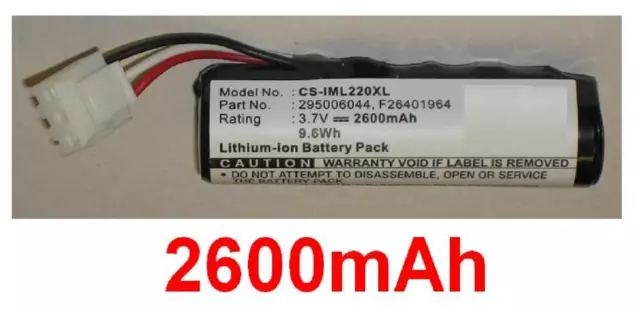 Battery 2600mAh Type 295006044 F26401964 For Ingenico iWL220