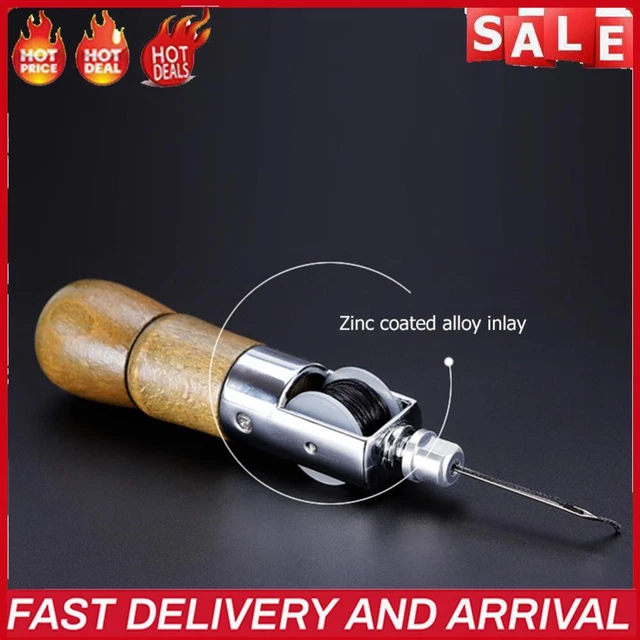 Wax Thread Needles Stitcher Leather Carving Sewing Craft Manual Sewing Leather