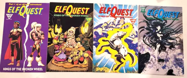 Elf Quest ( Kings of the broken wheel ) comic book lot  very fine-mint condition