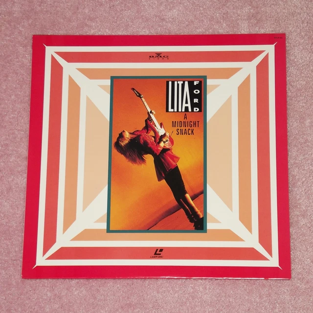 LITA FORD A Midnight Snack - RARE 1991 JAPAN LASERDISC (The Runaways) [BVLP-25]