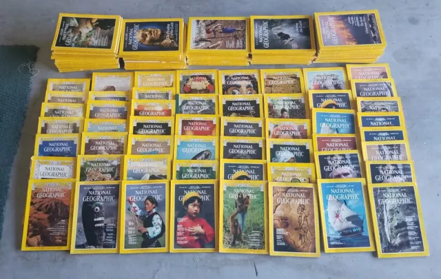 Lot 8 Vintage National Geographic Magazine Random Pick 1970s- 1990s No duplicate