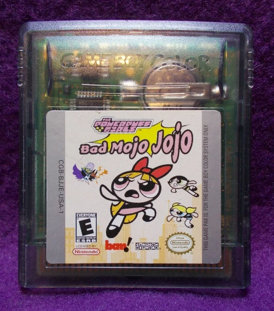 NINTENDO GAMEBOY COLOR Genuine The Powerpuff Girls Bad Mojo Jojo Game